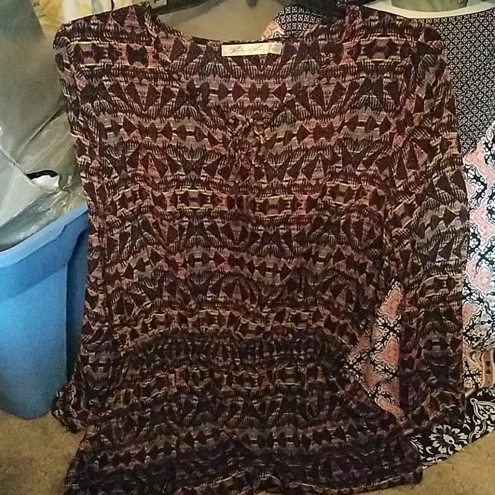 Liberty Love 2xl Cinch Waist Long Sleeve